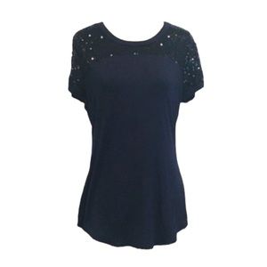 💙Red 23 Sequined Top